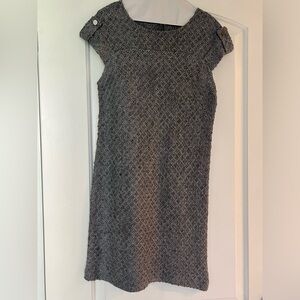Cynthia Steffe Grey Knit Shift Dress with Slip